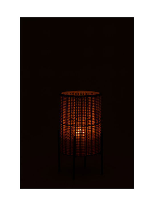 Jolipa Φαναράκι Bamboo Πορτοκαλί 35.5x35.5x63εκ.