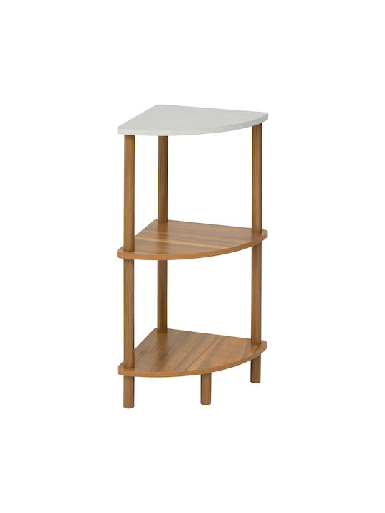 Corner Bookcase Come Beige 34x34x76.5cm