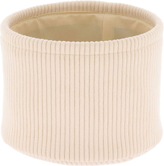 Storage Baskets Set 3 Pieces T-d Ivory Velour