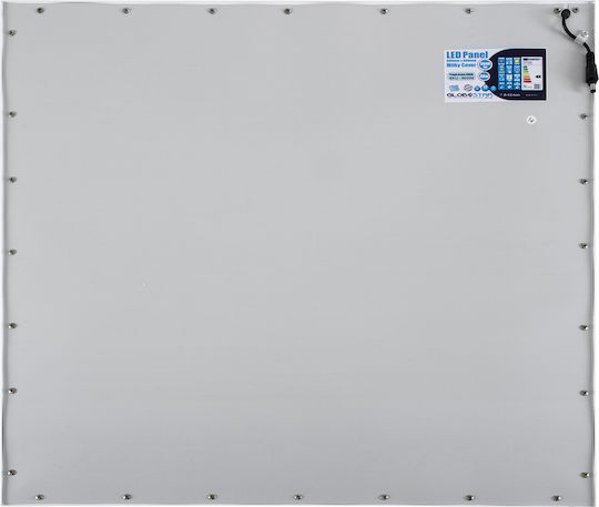 GloboStar Paneleti Recessed LED Panel 48W with Cool White Light 6000K 2pcs