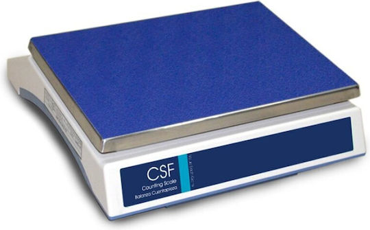 Aclas Handelswaage Präzision mit 15kg Maximalgewicht und 0,5gr Messgenauigkeit ZY-ICS-CSF-15