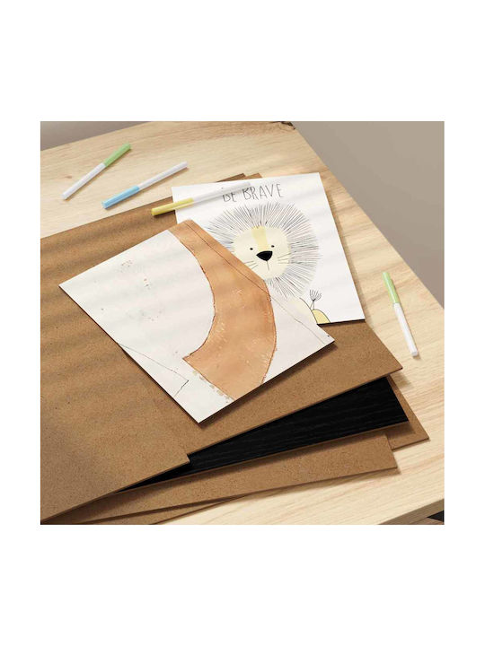 Vidaxl Decorative Paintings 12 Pieces Black Oak 30 X 42 X 0.3 Cm