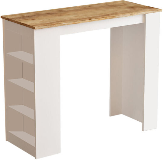 Cocenza Bar Natural White 120x51x101cm