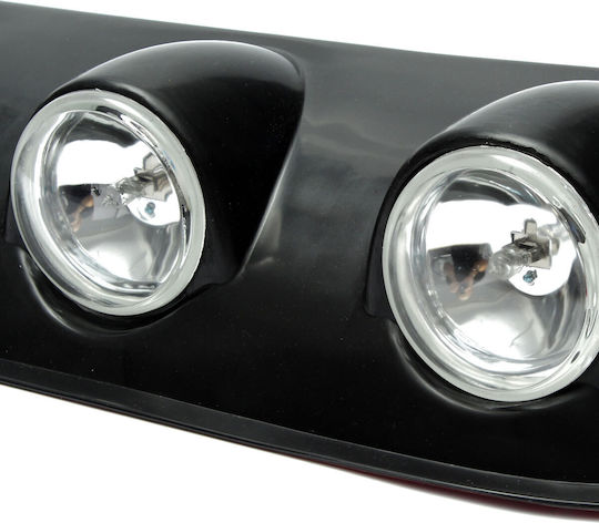 Set 4 Faruri Halogen H3 Bec Montare Pe Acoperiș Capotă Tensiune 12v Alimentare Lungime 100cm Proiectate Pentru Vehicule Off-road