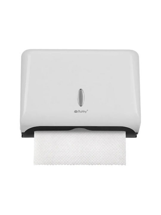 White Wall Mounted Napkin Dispenser Zz Ruhhy Durable Abs 27x20.5cm