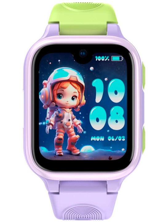 Lagenio Smartwatch Pentru Copii K9 Cu GPS Și Cameră Violet