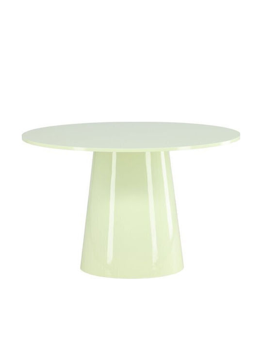 Dallas 3740 Round Extendable Wooden Table Light Green 75x75cm