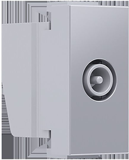 Aca Modys TV- und Radiobuchse Terminal in Silber Farbe 10101312475