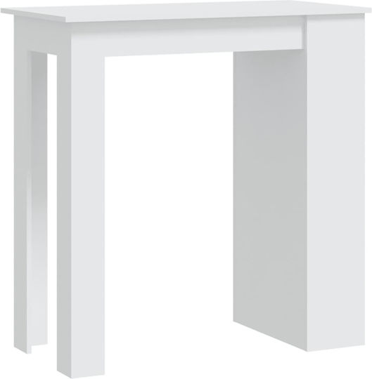 Tisch Bar Holz White 102x50x103.5cm