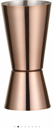 Hendi Barup Set 5 Pieces Cocktail Shaker Tin To Tin 500 & 800ml Jigger 25/50ml Stainless Steel Copper Coating Gift Box 596623