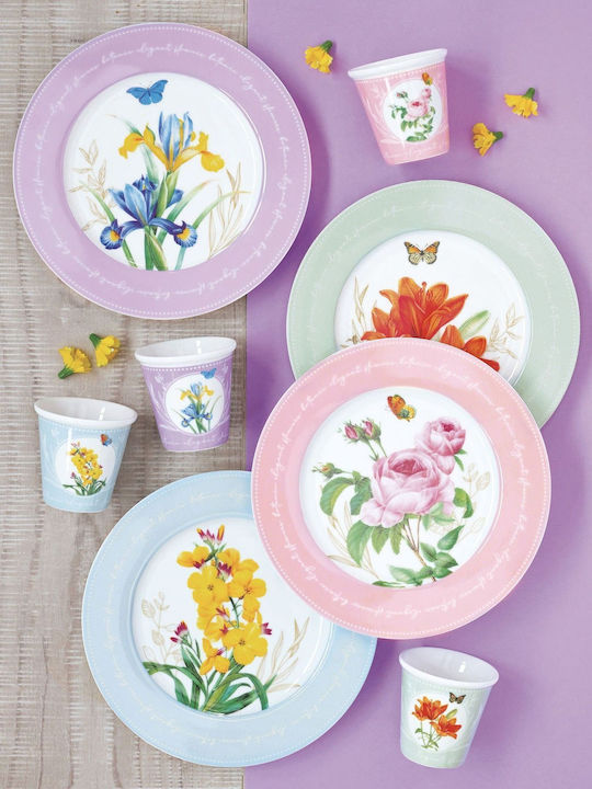Marva Piațelă De Servire Din Porțelan Multicolor 20x13cm Marva Piațelă De Servire Din Porțelan Multicolor 20x13cm