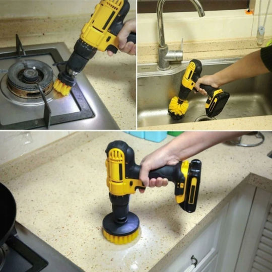 Kraft & Dele KD10995 Brush 4pcs Drill Driver Set of 4pcs