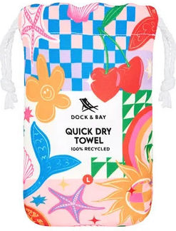 Dock & Bay Kids' Beach Towel Beige 160x90cm