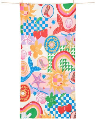 Dock & Bay Kids' Beach Towel Beige 160x90cm