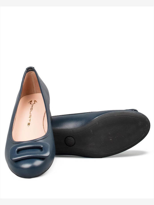 Women's Ballerina Shoes in Navy Blue Colour