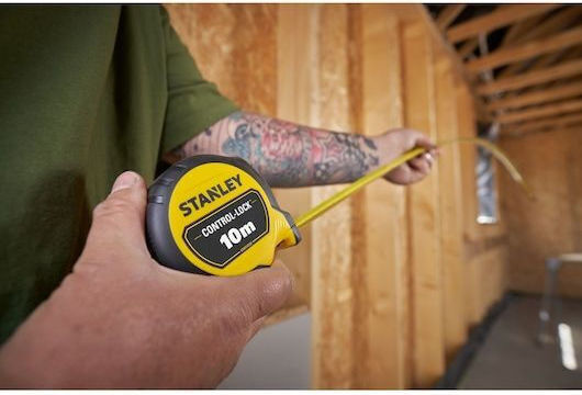 Stanley Lock Tape Measure 25mm x 10m