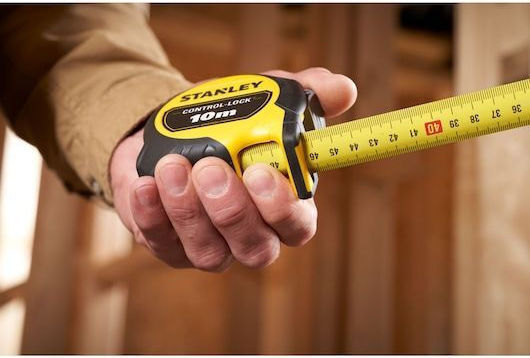 Stanley Lock Tape Measure 25mm x 10m