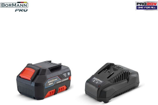 Bormann Pro Σετ Μπαταρίας Χωρητικότητας 4Ah 20V με Φορτιστή BBP9940 Starter Kit