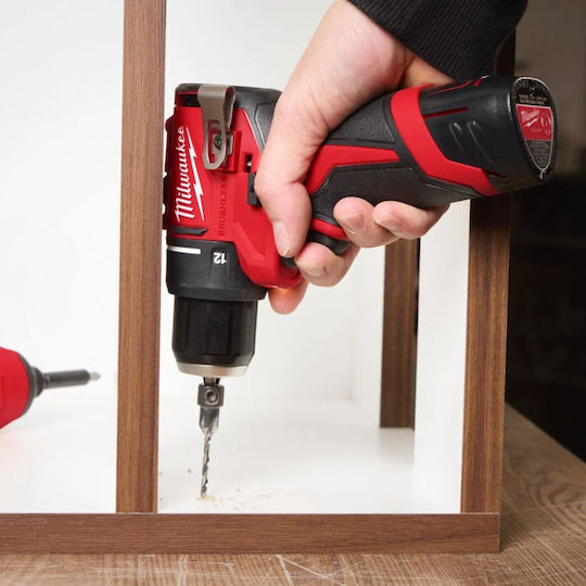 Milwaukee M12 BLPDRC-202C Κρουστικό Δραπανοκατσάβιδο Μπαταρίας Brushless 12V