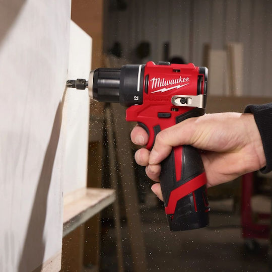 Milwaukee M12 BLPDRC-202C Κρουστικό Δραπανοκατσάβιδο Μπαταρίας Brushless 12V