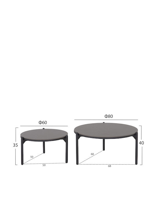 Set Cameră De Zi Pentru Exterior 5 Piese Gri Cu Perne