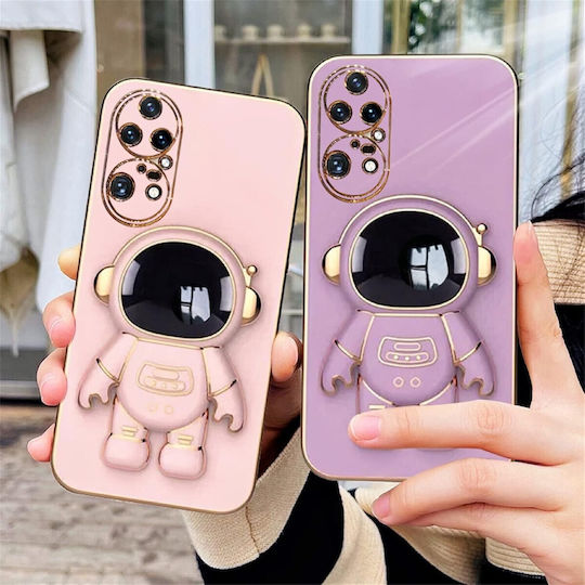 Back Cover Din Silicon Roz Huawei P60 Pro