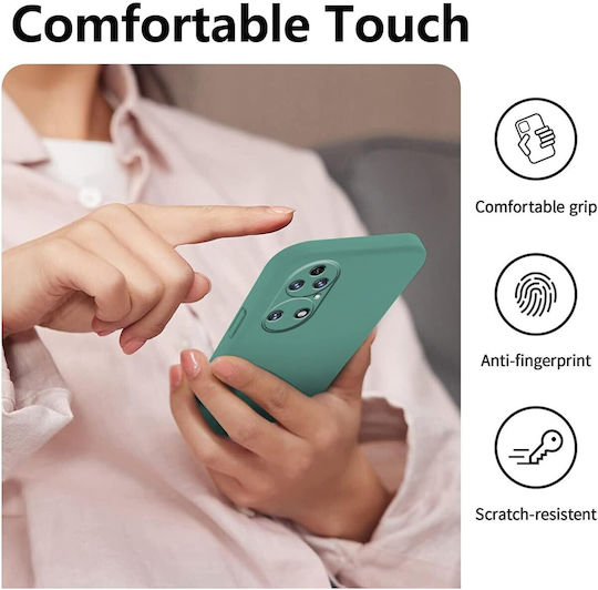 Back Cover Din Silicon Verde Huawei P60 Pro