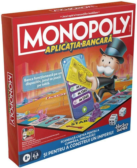 Επιτραπέζιο Παιχνίδι Monopoly Electronic Banking για 2-6 Παίκτες 8+ Ετών (RO) Hasbro