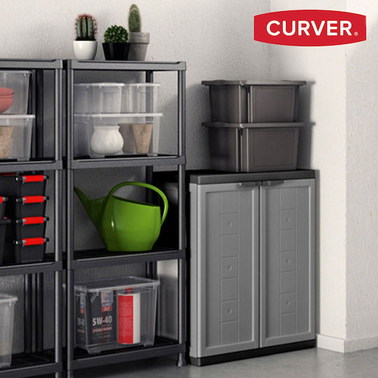 Double Door Plastic 68x39x87cm Double Door Plastic 68x39x87cm