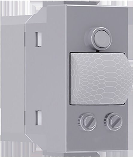 Aca Modys Χωνευτός Διακόπτης Dimmer χωρίς Πλαίσιο Κλασικός Μπουτόν 100W σε Ασημί Χρώμα