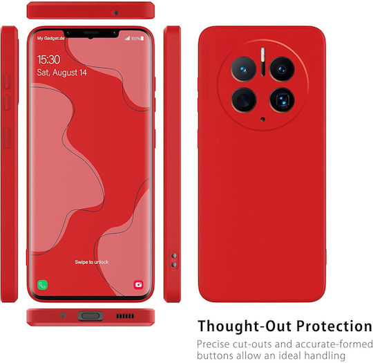 Back Cover Σιλικόνης Κόκκινο (Huawei Mate 50 Pro)