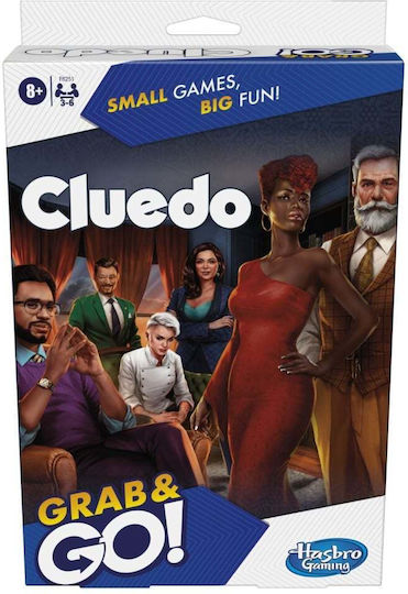 Επιτραπέζιο Παιχνίδι Cluedo Grab And Go για 3-6 Παίκτες 8+ Ετών (EN) Hasbro