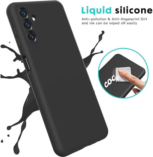 Back Cover Σιλικόνης Μαύρο (Galaxy A35)