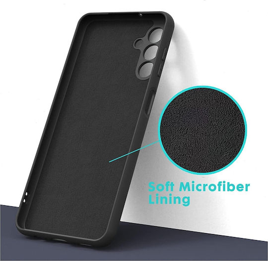 Back Cover Σιλικόνης Μαύρο (Galaxy A35)