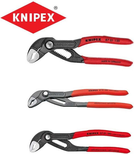 Knipex Cobra 3τμχ Adjustable Wrench Set 250mm