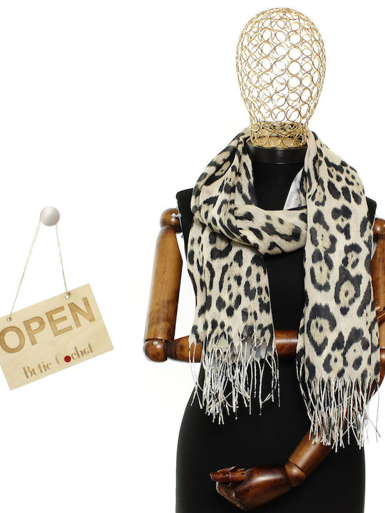 ButicCochet Women's Beige Shawl