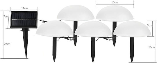 Solarleuchte 1.5W 600lm mit Kaltweißem Licht 6000K