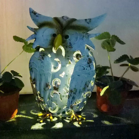 Lampa Solară cu Lumină Alb Cald 20.5x10x25.5cm