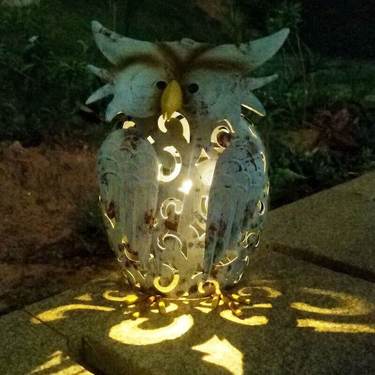 Lampa Solară cu Lumină Alb Cald 20.5x10x25.5cm
