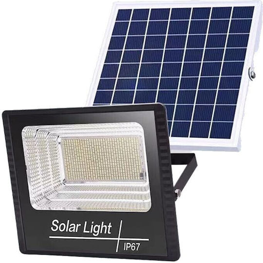 Lampa Solară de Drum 100W 9000lm Alb Rece 5500K cu Telecomandă IP67