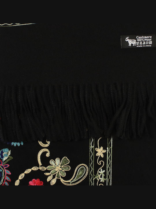 ButicCochet Women's Black Shawl