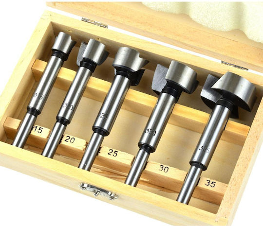 Geko G01214 Holzfräser Satz 15-35 Mm 5 Stück 8 Mm