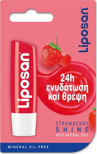 Liposan Fruity Shine Lip Balm SPF10 Strawberry 4.8gr