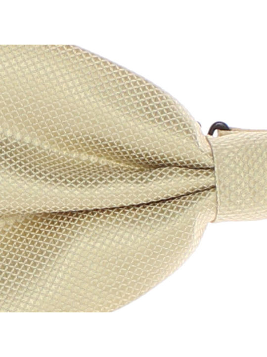 Cravată Papillon Bărbați ButicCochet Material Sintetic 7x12 Cm Bej Pap363