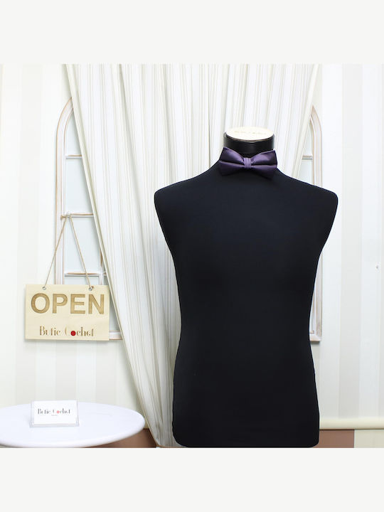 Men's Bow Tie Buticcochet Synthetic Material 7x12 Cm Polka Dot Pattern Dark Purple Pap322 Men's Bow Tie Buticcochet Synthetic Material 7x12 Cm Polka Dot Pattern Dark Purple Pap322
