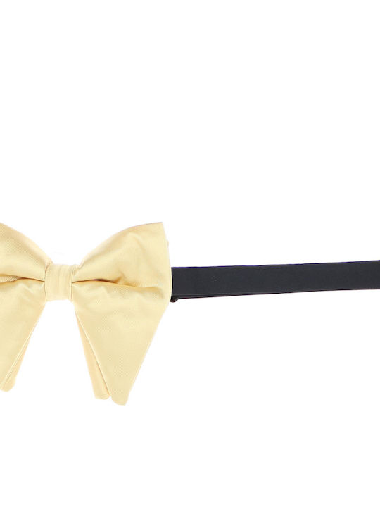 Cravată Papillon Bărbați ButicCochet Material Sintetic 10x12 Cm Bej Pap345