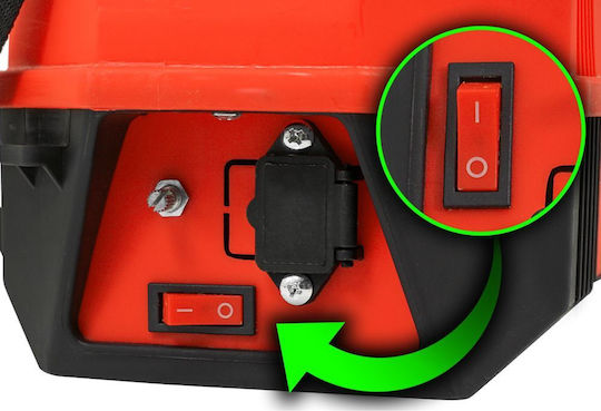 Verke Pulverizator cu Presiune 12V cu Baterie 1.3Ah cu Capacitate 8l 4bar în Culoare Verde