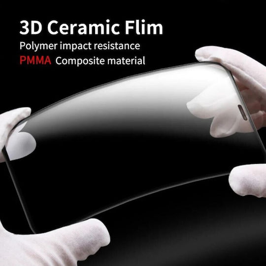 2.5D 0.33mm Ceramic Screen Protector Μαύρο (iPhone 16)