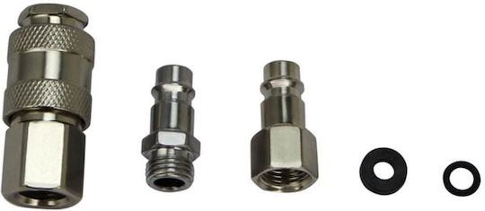 Pneumatic Quick Connect Fittings Kraft&dele Kd2124 ¼" ½" 3 Pieces