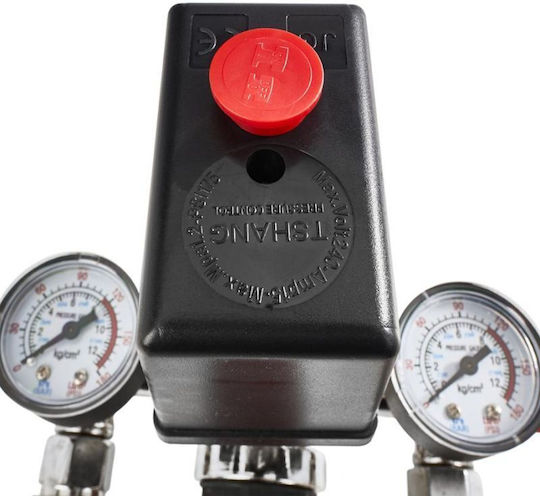 Compressor Pressure Switch Quick Connectors Gauges Kraft&dele Kd11270 230 V 8 Bar